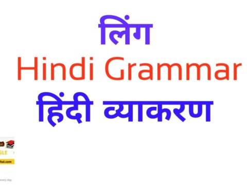Hindi Grammar लिंग