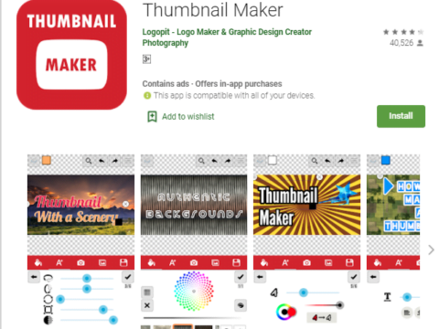 Thumbnail Maker App for Youtube Video