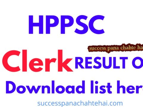 HPPSC Clerk Final Result For The Post of Clerk -III Check it Here Now