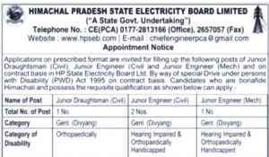 HP State Electricity Board Recruitment 2021