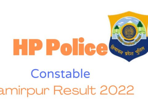 HP Police Constable Hamirpur Result 2022