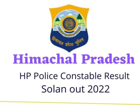 HP Police Constable Result Solan out 2022