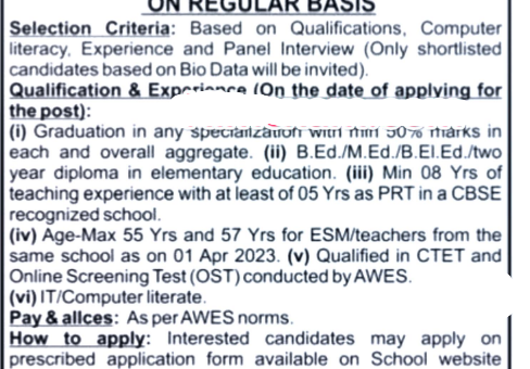 Headmaster Recruitment 2023 in Himachal Pradesh