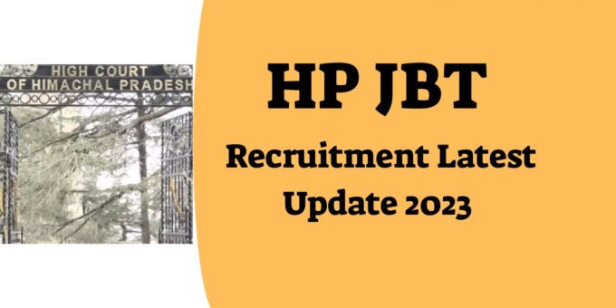 JBT Recruitment Latest Update 2023
