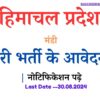 Apply for Himachal Pradesh Mandi Patwari Recruitment Read Notification