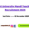 Abhilashi University Mandi Teaching Staff Recruitment 2024