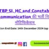 Itbp Si, Hc And Constable Telecommunication