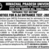HPU B.Ed Entrance Exam 2025