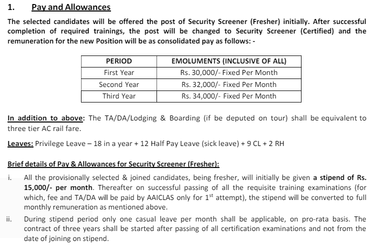 AAICLAS Recruitment 2025: 396 Security Screener & Assistant Posts