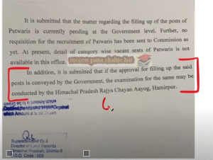HP Patwari Vacancy Update 2025