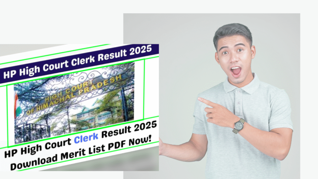 HP High Court Clerk Result 2025