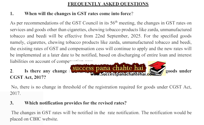 New GST Rates Easy Guide (September 2025)