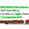 IBPS RRB 14 Recruitment 2025 Form Fill Up