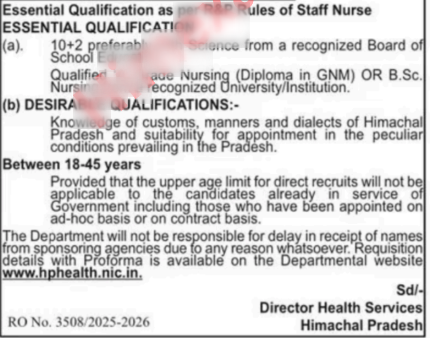 हिमाचल Staff Nurse (Batchwise) भर्ती 3 Screenshot 2025 10 11 11