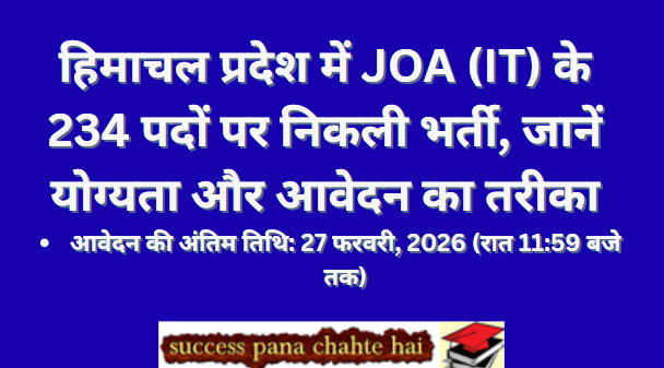 HP Rajya Chayan Aayog Recruitment