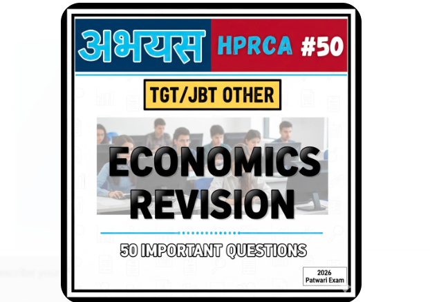 REVISION ECONOMICS 50 MOST IMPORTANT QUESTIONS 2026